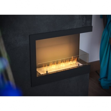 SIMPLEFIRE CORNER 600 R bioethanol built-in fireplace 1