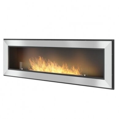 SIMPLEFIRE FRAME 1500 INOX sienas-iebūvēts biokamīns