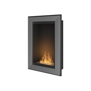 SIMPLEFIRE FRAME 550 INOX  sienas-iebūvēts biokamīns