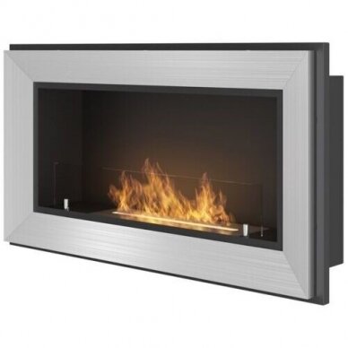 SIMPLEFIRE FRAME 900 INOX biokamin seinale-sisseehitatav