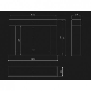 SIMPLEFIRE SIMPLE PORTAL 2 free standing bioethanol fireplace 3