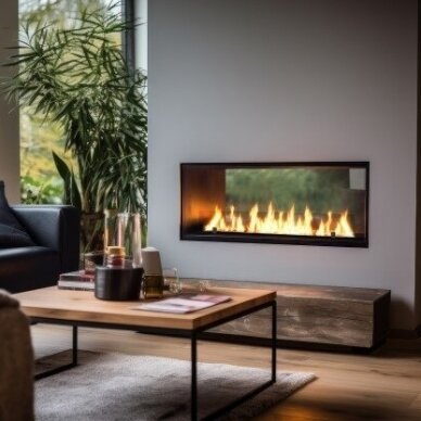 SLIMFIRE 2SIDE 1200 SLIM bioethanol built-in fireplace