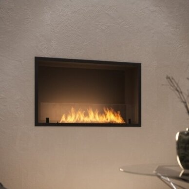 SLIMfire INSIDE 800 bioethanol fireplace wall-mounted-insert 3