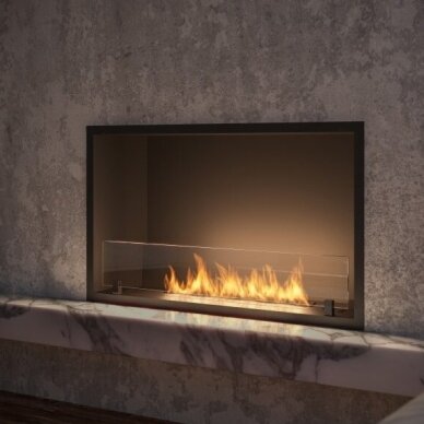 SLIMfire INSIDE 800 bioethanol fireplace wall-mounted-insert