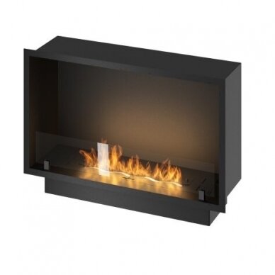 SLIMfire INSIDE 800 bioethanol fireplace wall-mounted-insert 1