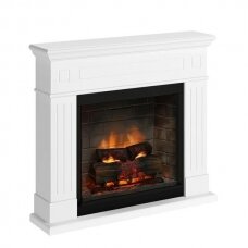 TAGU LARSEN PowerFlame 2 PURE WHITE elektrischer Einbaukamin mit Finish