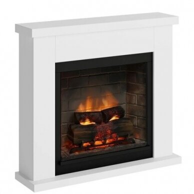 TAGU FRODE PowerFlame 2 PURE WHITE elektrischer Einbaukamin mit Finish