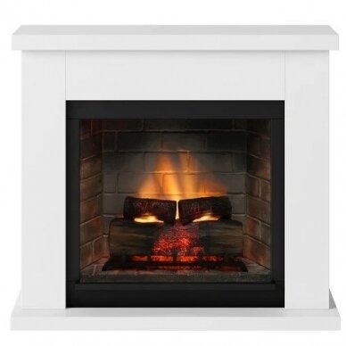 TAGU FRODE PowerFlame 2 PURE WHITE free standing electric fireplace 4