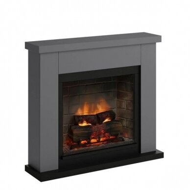 TAGU FRODE PowerFlame 2 SOLID GREY free standing electric fireplace