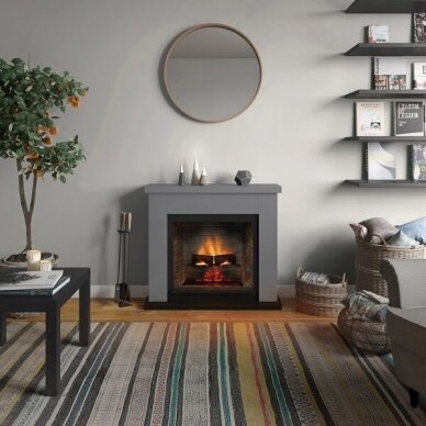 TAGU FRODE PowerFlame 2 SOLID GREY free standing electric fireplace 2