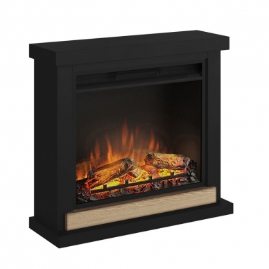 TAGU HAGEN DEEP BLACK 23" free standing electric fireplace 1