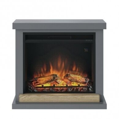 TAGU HAGEN SOLID GREY 23" free standing electric fireplace 2