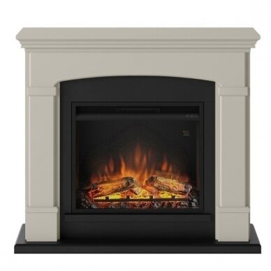 TAGU HELMI LIGHT BEIGE 23" free standing electric fireplace 2