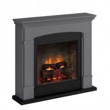 TAGU HELMI PowerFlame 2 SOLID GREY free standing electric fireplace 4