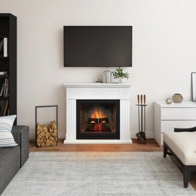 TAGU LARSEN PowerFlame 2 PURE WHITE free standing electric fireplace 2