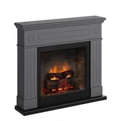 TAGU LARSEN PowerFlame 2 SOLID GREY free standing electric fireplace