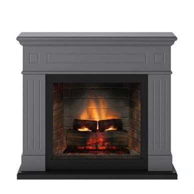 TAGU LARSEN PowerFlame 2 SOLID GREY free standing electric fireplace 4