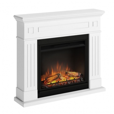 TAGU LARSEN PURE WHITE 23" free standing electric fireplace 1