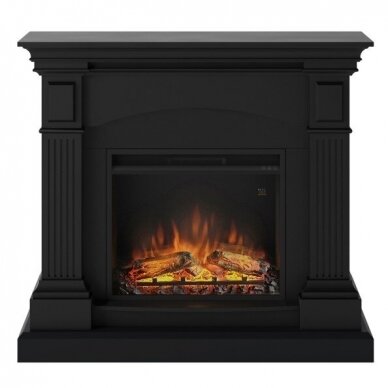 TAGU MAGNA DEEP BLACK 23" free standing electric fireplace 2