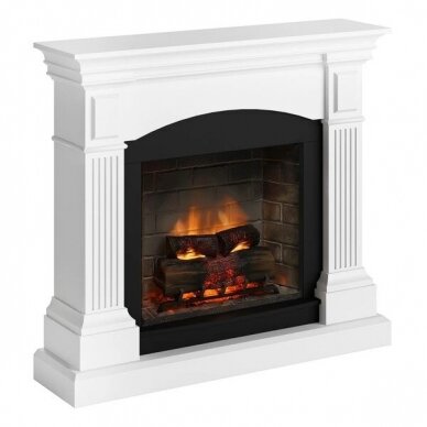 TAGU MAGNA PowerFlame 2 PURE WHITE free standing electric fireplace