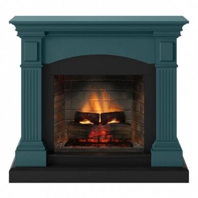 TAGU MAGNA PowerFlame 2 SOFT TURQUOISE free standing electric fireplace 4