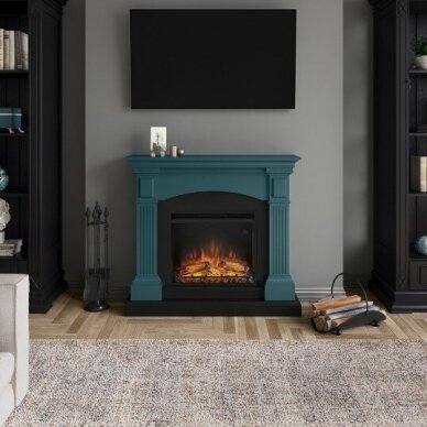 TAGU MAGNA SOFT TURQUOISE 23" free standing electric fireplace