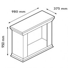 XARALYN CADIZ BUILT-IN STONE F02 pastatomas biožidinys