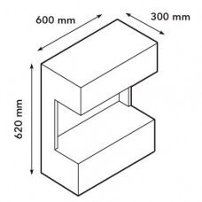 XARALYN NOVA 4114LB CONCRETE biožidinys įmontuojamas - pakabinamas