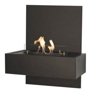 XARALYN QUERO 4114LB BLACK bioethanol fireplace wall-mounted