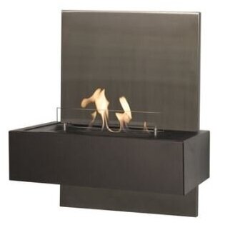 XARALYN QUERO 4114LB STAINLESS bioethanol fireplace wall-mounted