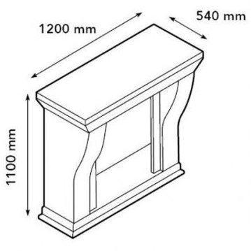 XARALYN KRETA F03 Cassette 600 электрические камин 1