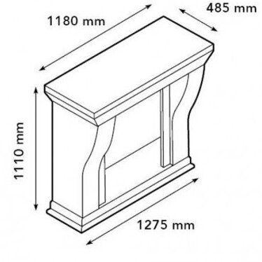 XARALYN LOUIS C03 Cassette 600 free standing electric fireplace 1