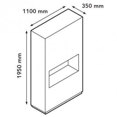 XARALYN AMBIANCE TUNNEL Cassette 600 elektrikamin 1