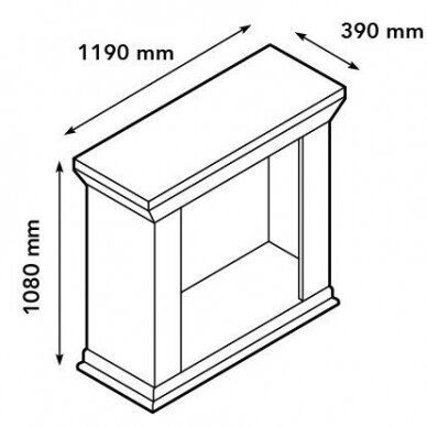 XARALYN KOS F03 Cassette 600 brīvi stavošs elektrokamīns 1