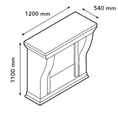 XARALYN KRETA BUILT-IN STONE F02 pastatomas biožidinys 1