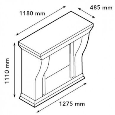 XARALYN LOUIS BUILT-IN MEDALLION C03 переносной биокамин 1