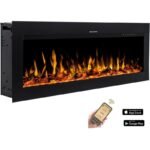 AFLAMO DIAMOND 128 wall-mounted-built-in electric fireplace