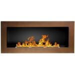 BIOHEAT 900x400 TUV BROWN seinale kinnitatav / sisseehitatav biokamin