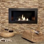 bioKamino BK1368 BLACK built-in biofireplace