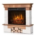 DIMPLEX PORTO 23 ECO LED pastatomas elektrinis židinys su apdaila