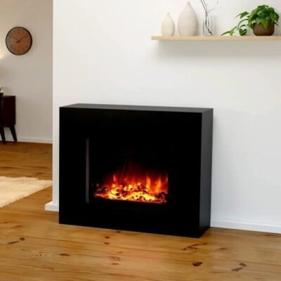 GLOW FIRE METIS pastatomas elektrinis židinys su apdaila
