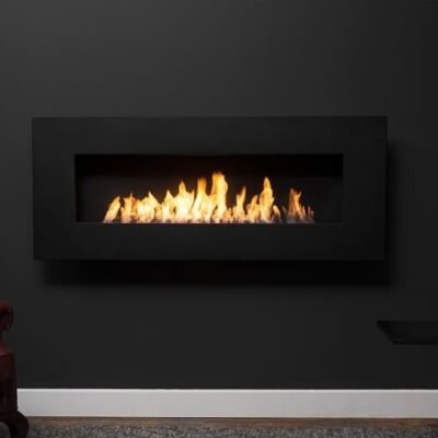 ICON FIRES NERO WALL 1450 BLACK pakabinamas biožidinys