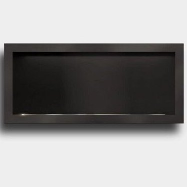 ICON FIRES SLIMLINE FIREBOX RANGE 1350 BLACK įmontuojamas biožidinys