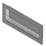 KAMI PELE 940x290x100 biofireplace built-in