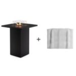 PLANIKA SQUARE TABLE HIGH уличный газовый камин