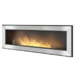 SIMPLEFIRE FRAME 1500 INOX įmontuojamas biožidinys nerūdijančio plieno rėmas