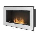 SIMPLEFIRE FRAME 900 WHITE įmontuojamas biožidinys baltas rėmas