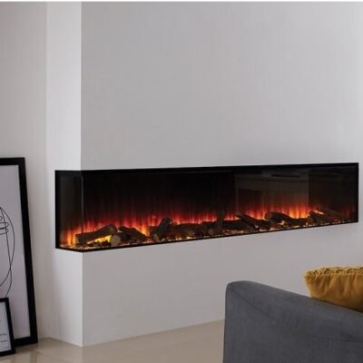 British Fires NEW FOREST 2400 CORNER kampinis elektrinis židinys