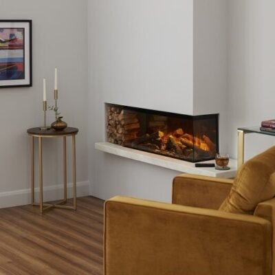 British Fires NEW FOREST 870 CORNER kampinis elektrinis židinys