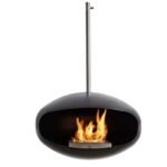 COCOON FIRES AERIS BLACK STEEL pakabinamas biožidinys iš lubų